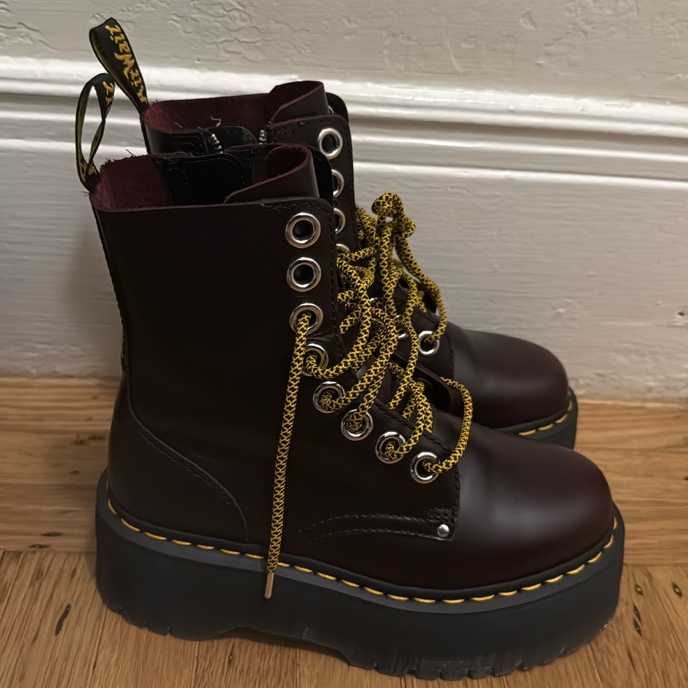 Burgundy Platform Dr Martin’s